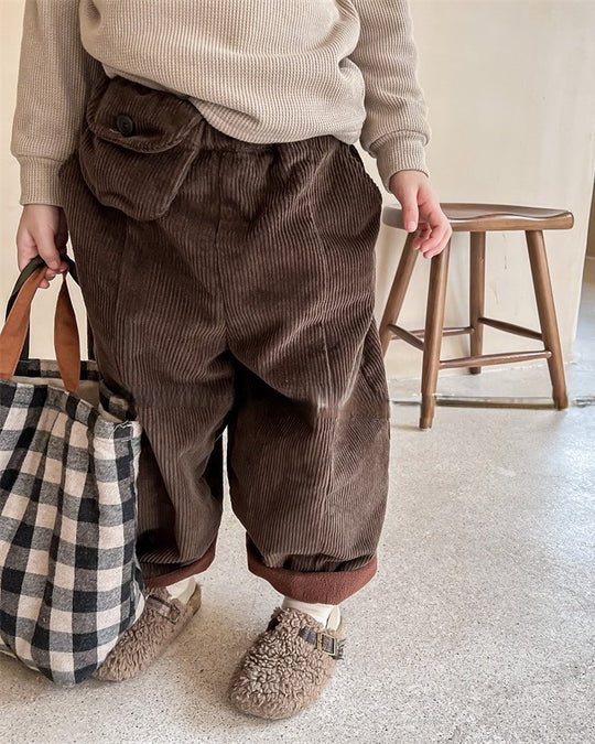 ウエストポケットコーデュロイパンツ