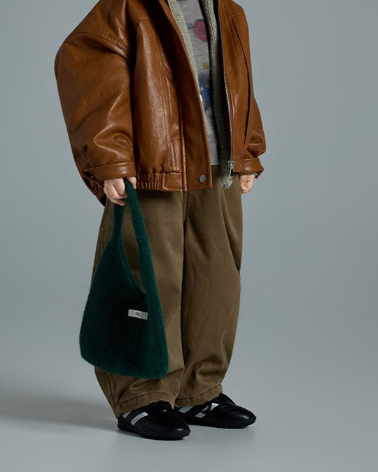 カーブ裏起毛パンツ