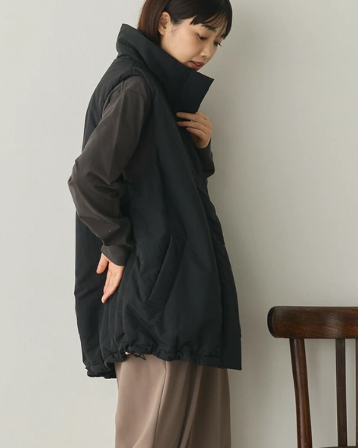 撥水加工ステッチレスベスト