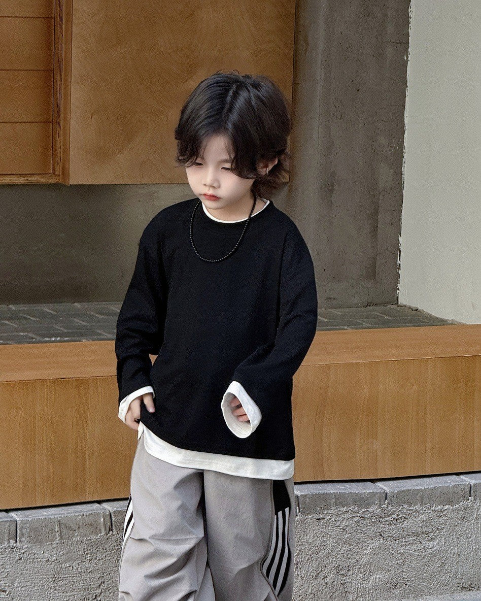 レイヤード風スムースTee