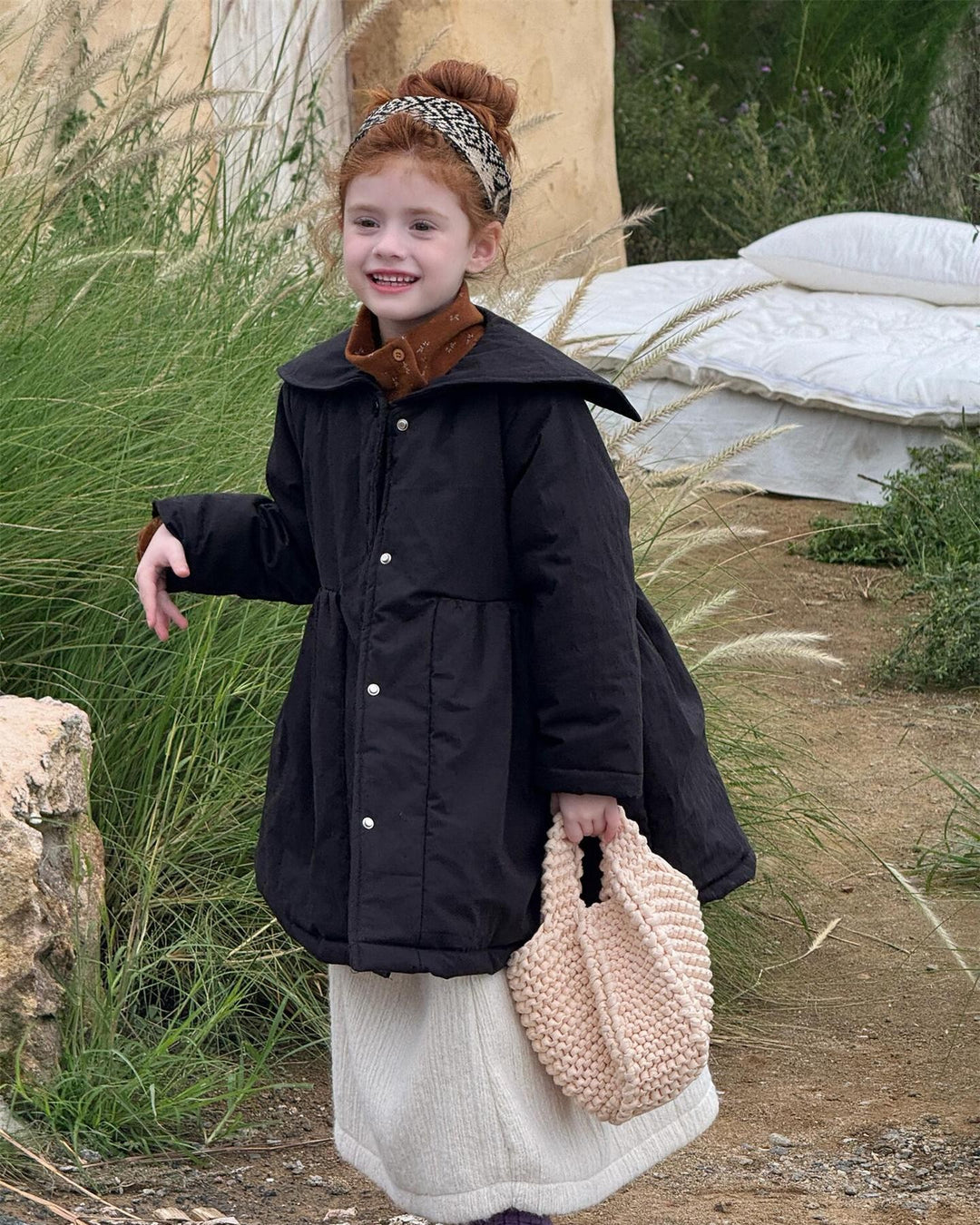 中綿Aラインジャケット