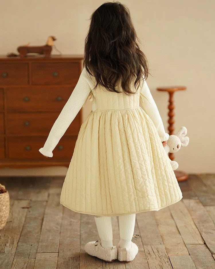 キルティングN/Sワンピース