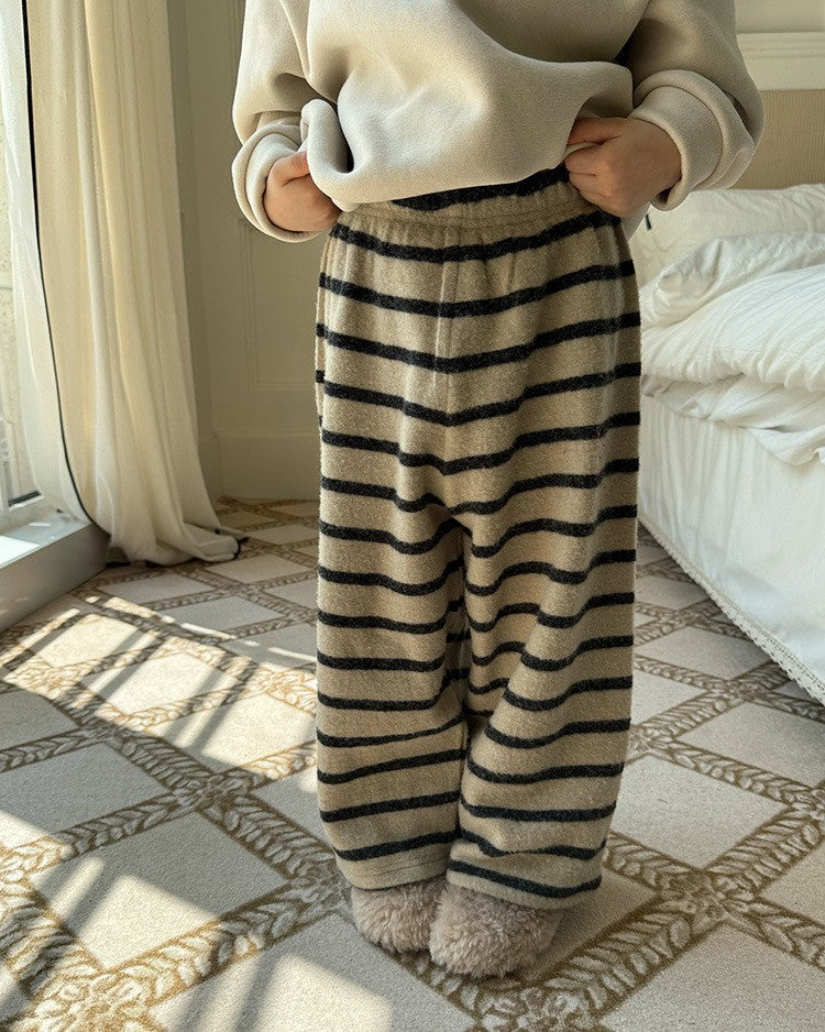 フランネルボーダーパンツ