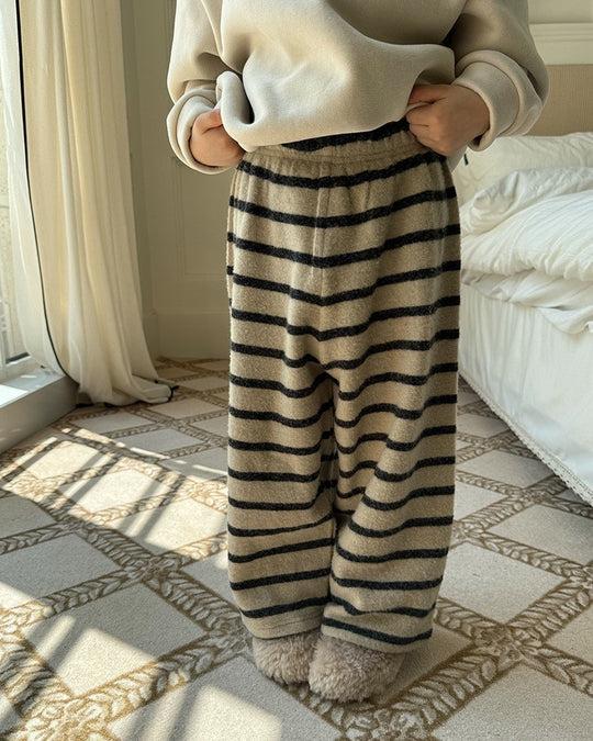 フランネルボーダーパンツ