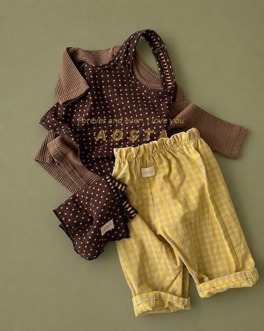 [AOSTA]Choco Chip Halter Neck