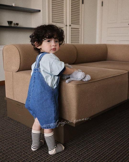 [NORMAL PLAY]papi denim overalls