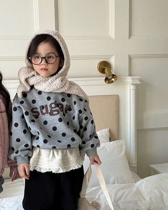 ドットロゴ裏起毛スウェット