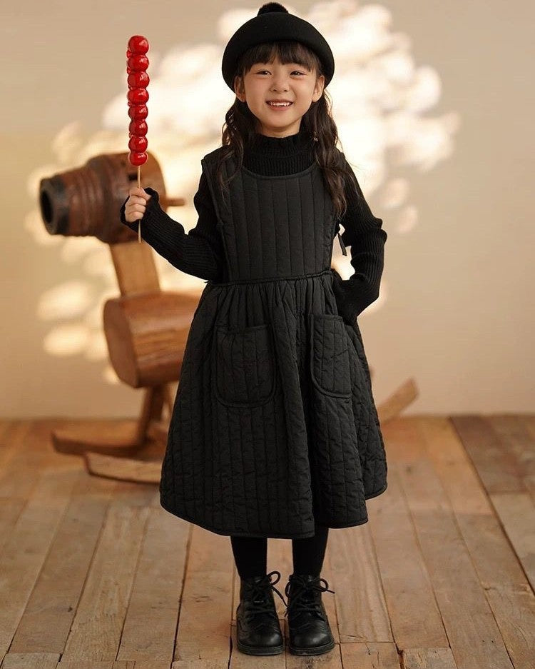 キルティングN/Sワンピース