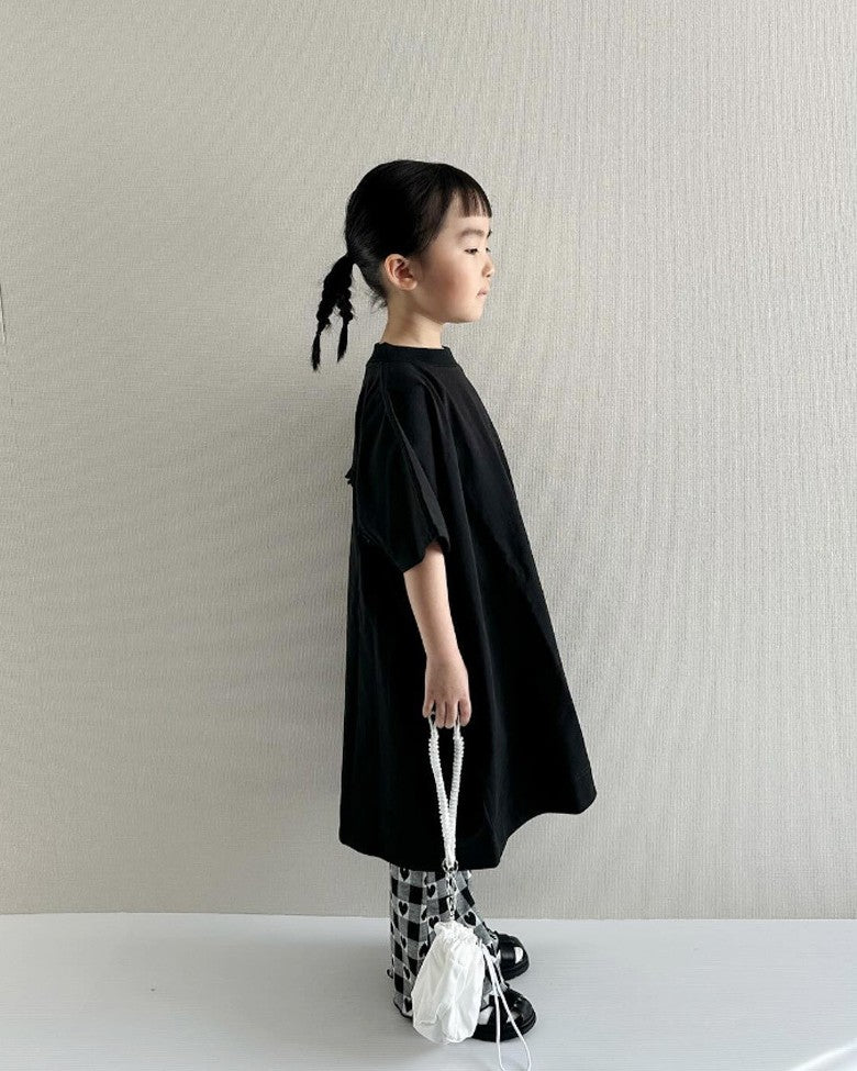 ouiバックフリルTシャツワンピース