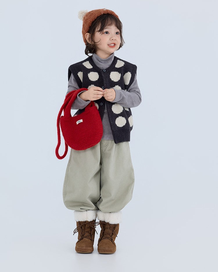 カーブ裏起毛パンツ