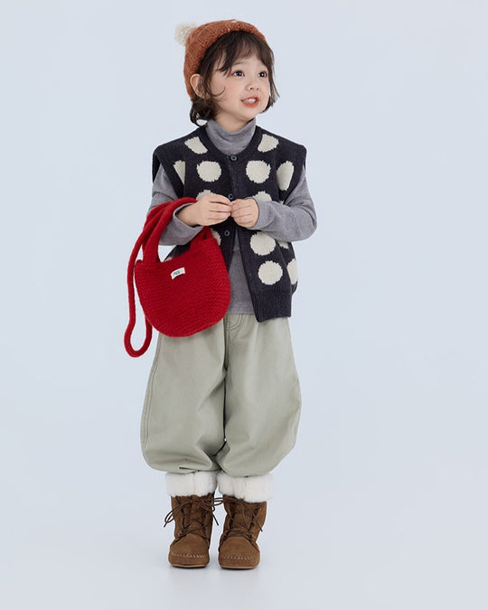 カーブ裏起毛パンツ