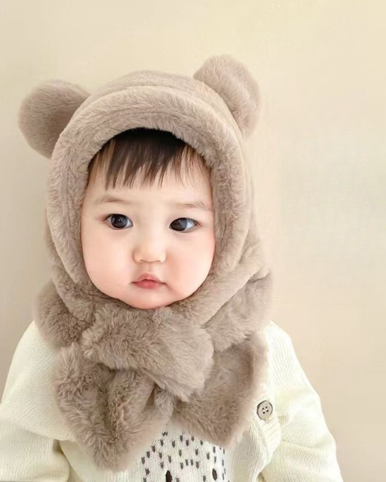 くまさんファーフーディー