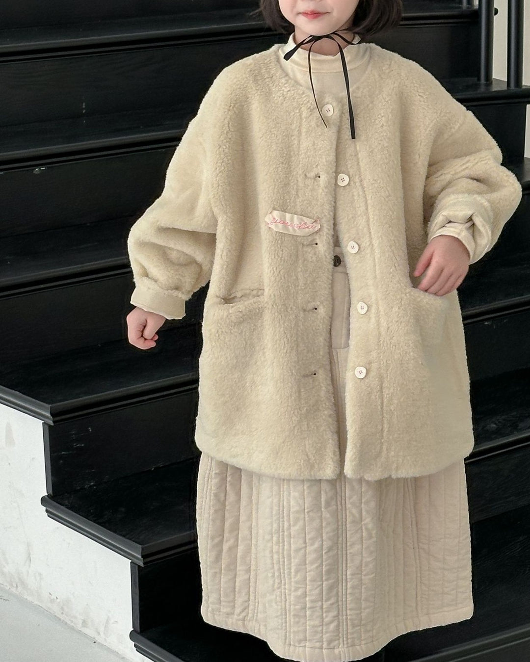 ネオンステッチボアコート