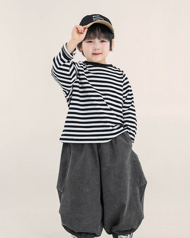 HELLOラグランボーダーTee.