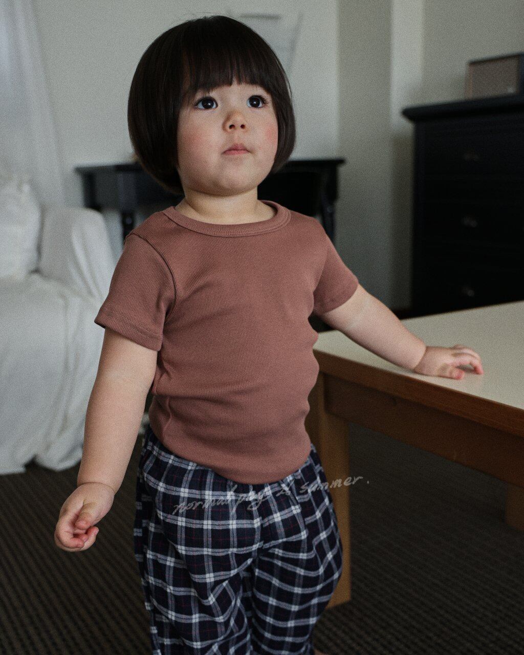 [NORMAL PLAY]soft slim short sleeve tee