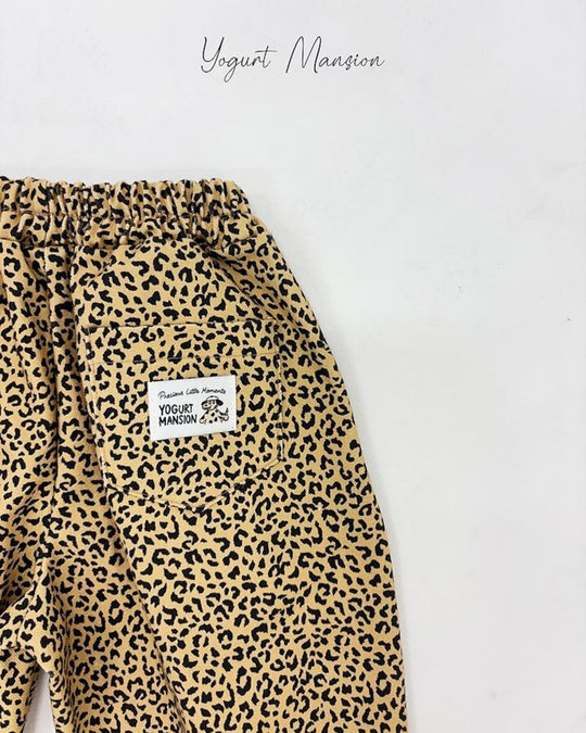 [yogurt mansion]leopard pants