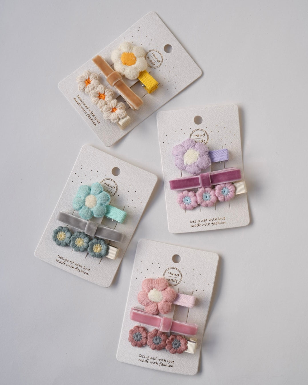 ベロアリボンクリップセット