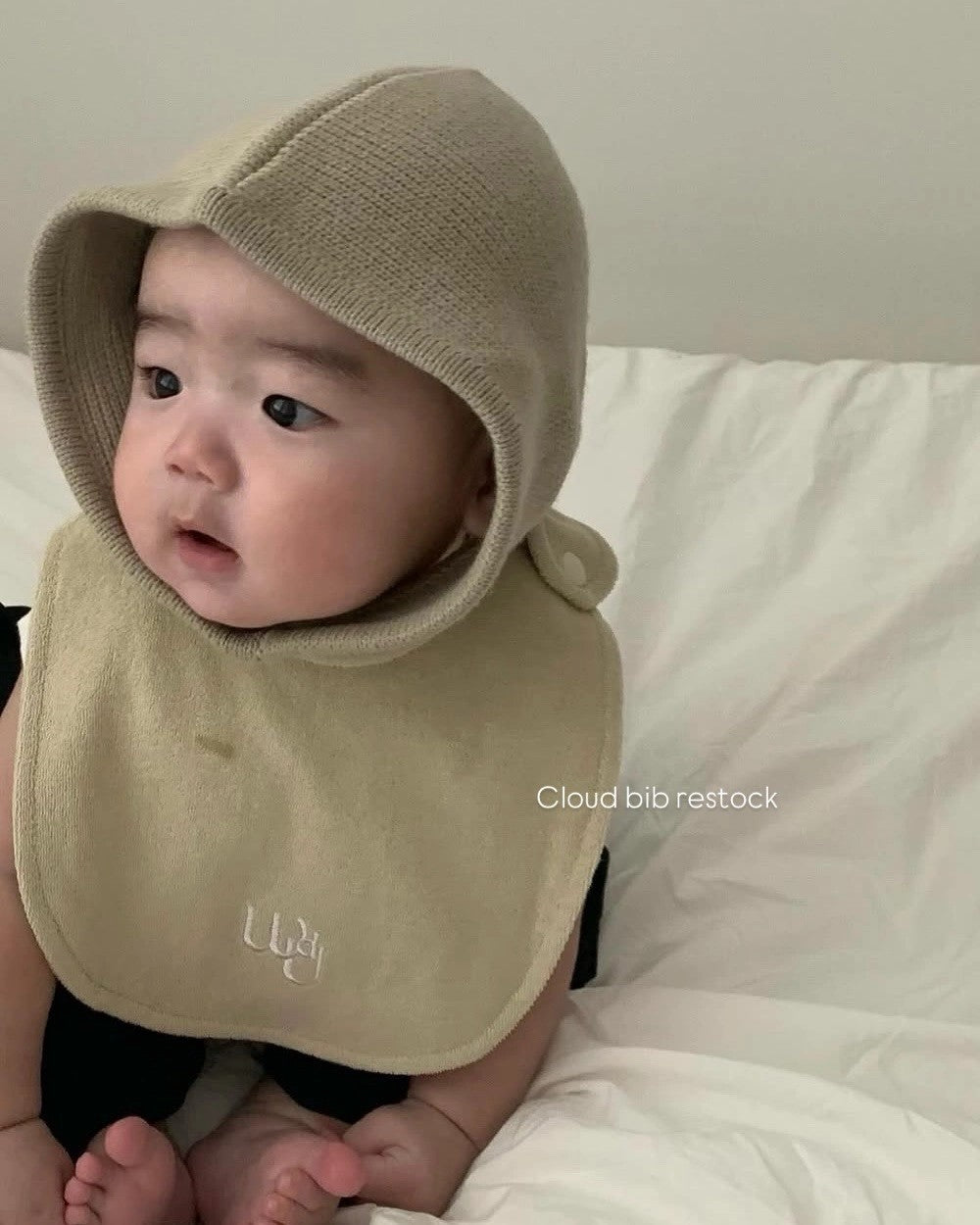 [would U]cloud terry bibs"16色"