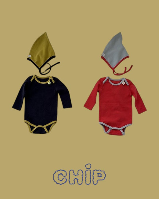 [CHiP]バイカラーボディスーツ