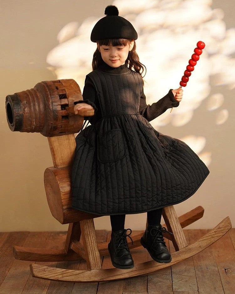 キルティングN/Sワンピース