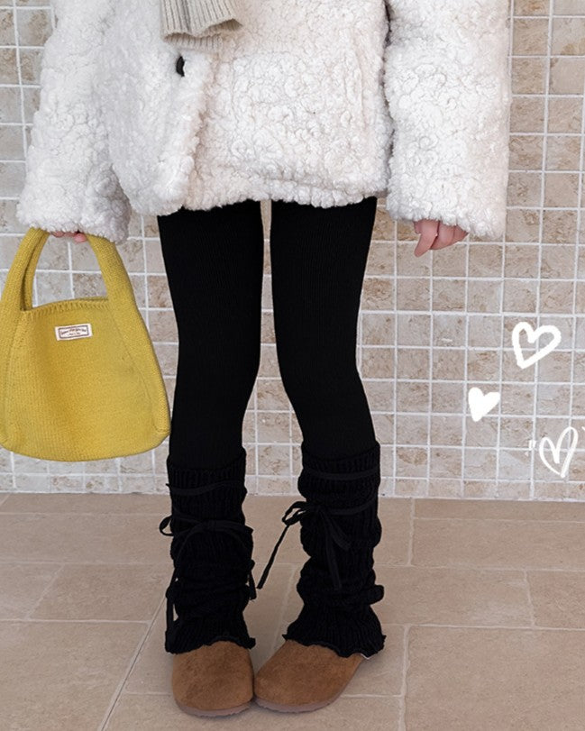 レッグウォーマー付裏起毛レギンス