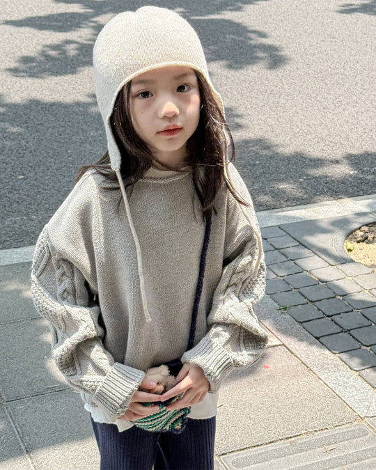 アランスリーブニット.