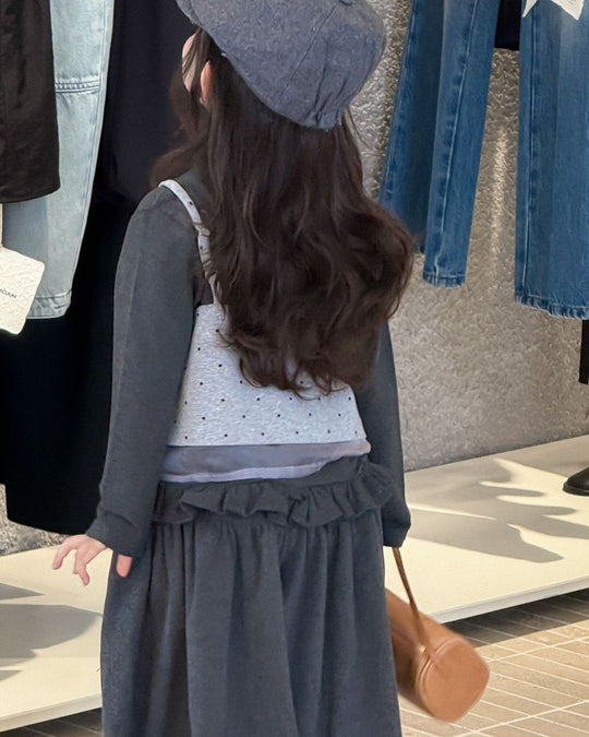フラノギャザーワイドパンツ
