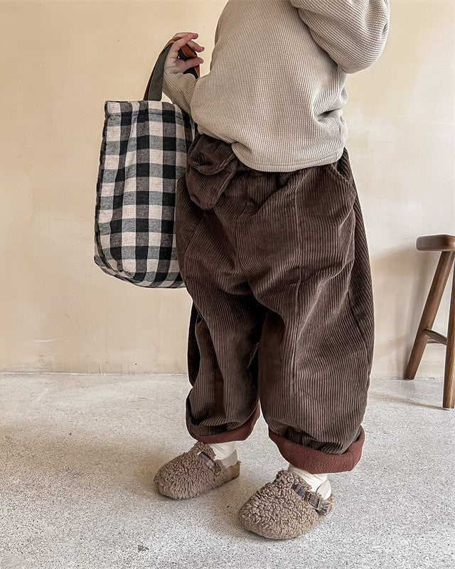 ウエストポケットコーデュロイパンツ