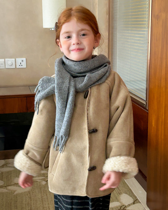 ミニバッグ付ムートンコート