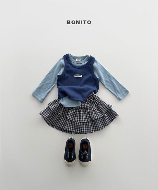[BONITO]リブレイヤードノースリーブ