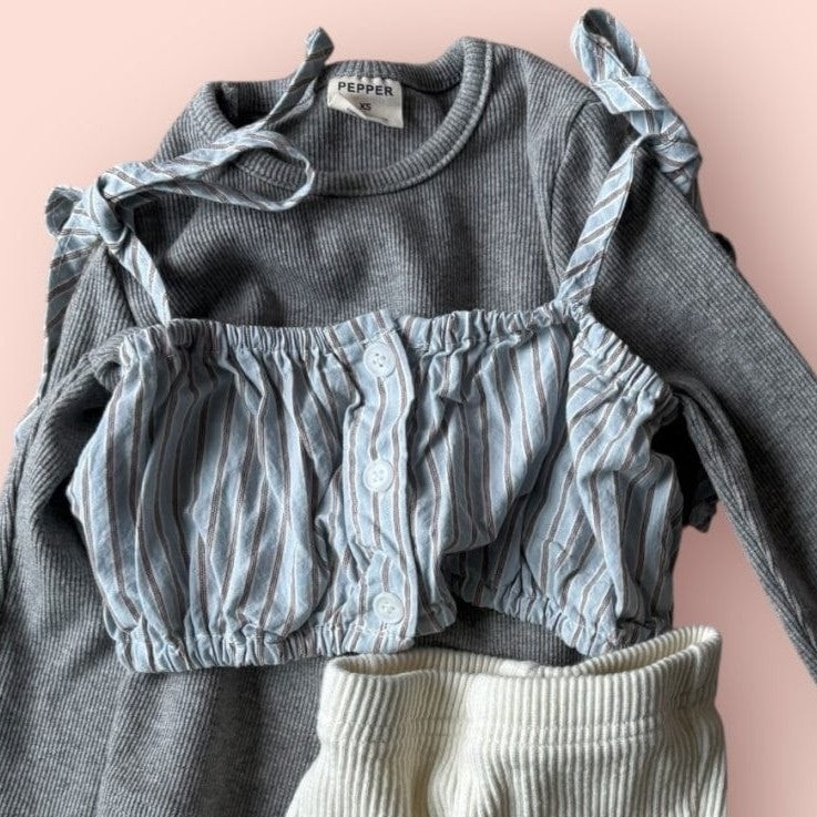 [pepper]stripe bustier