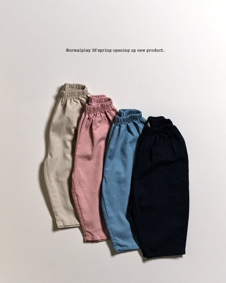 [NORMALPLAY]milky cotton pants