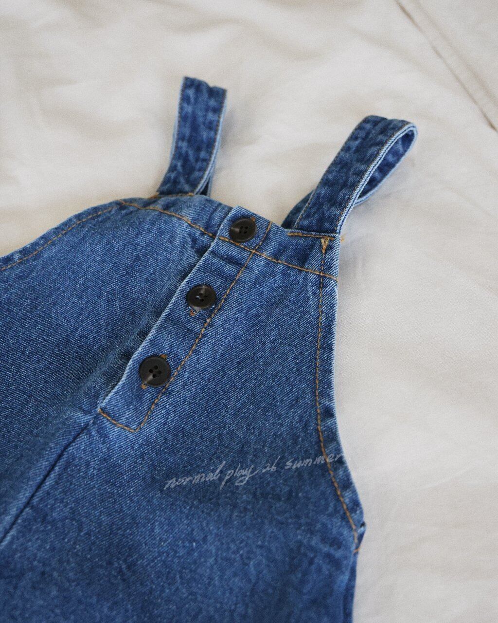 [NORMAL PLAY]papi denim overalls