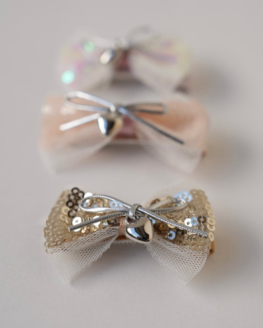 キラキラリボンクリップ