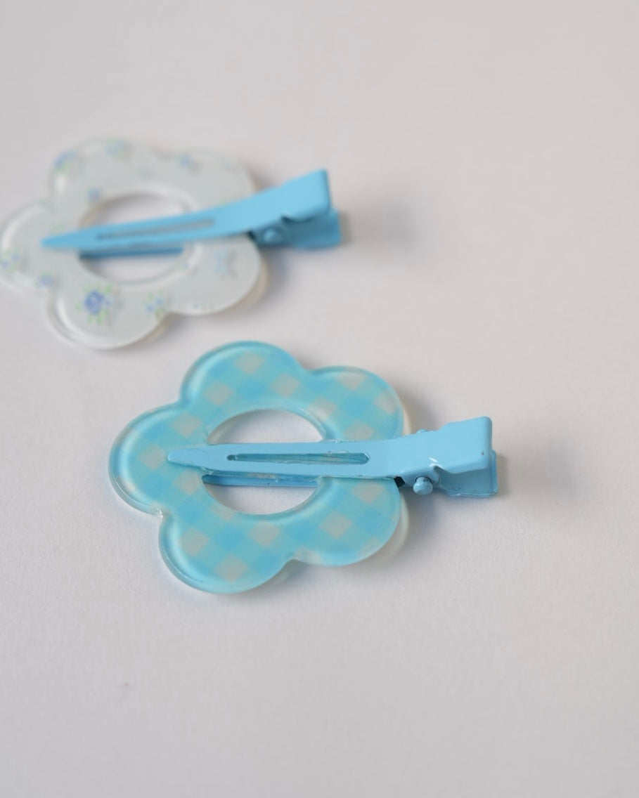 フラワー前髪クリップ