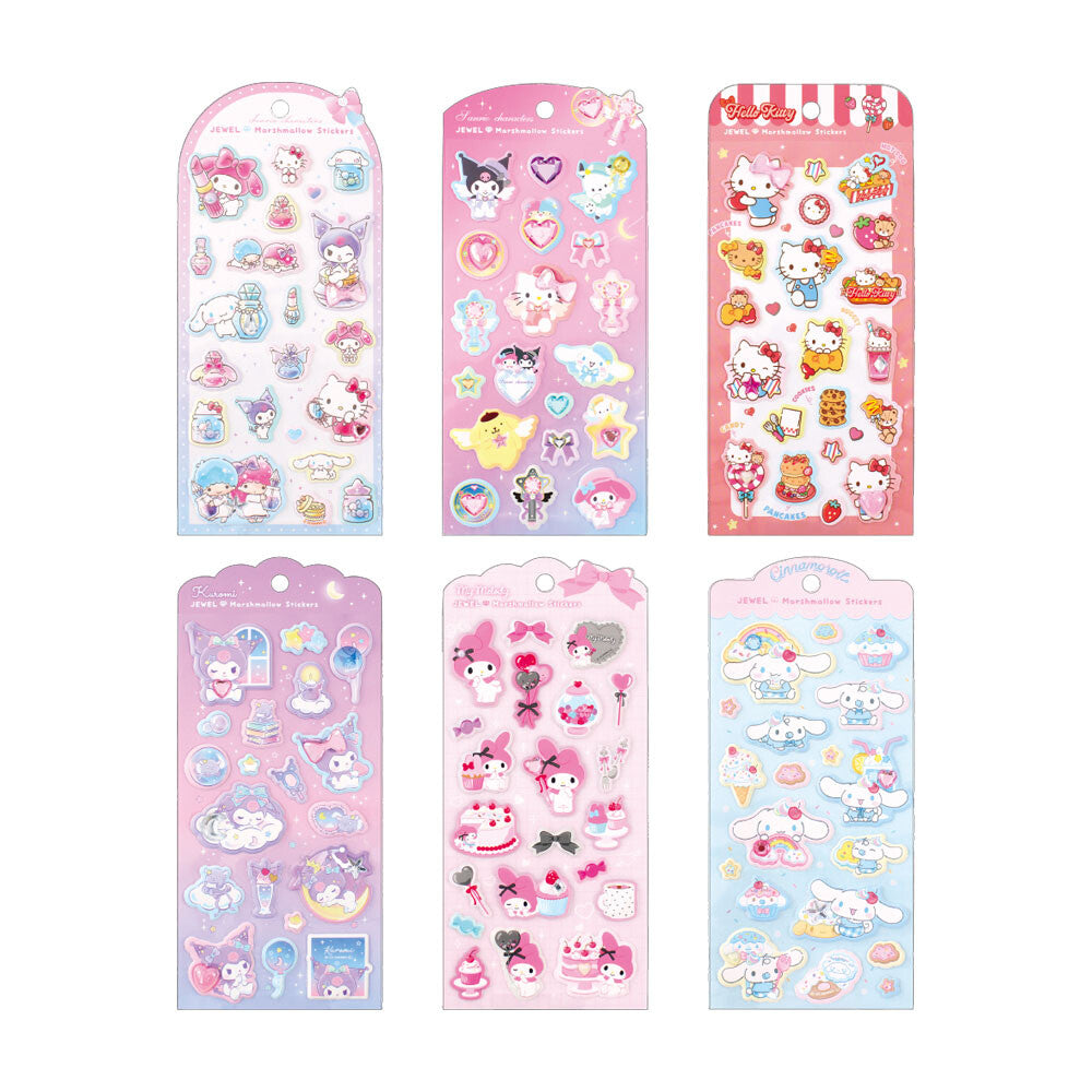 サンリオジュエルマシュマロステッカーズ