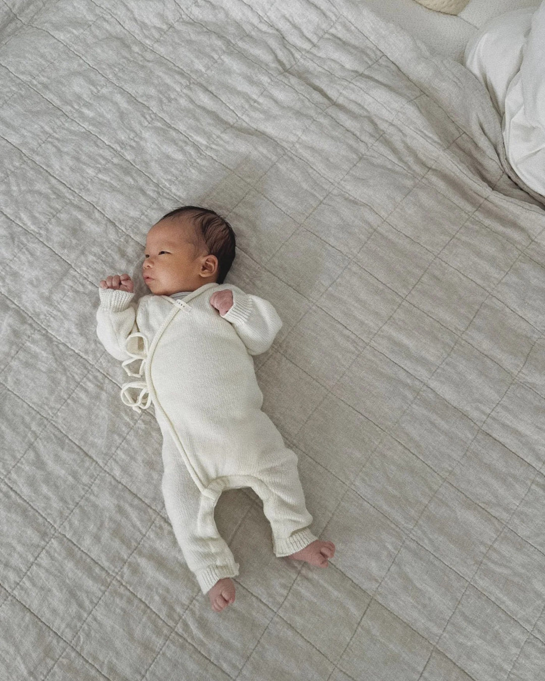 Merino Knit Baby Kimono Overall Suit［SUSUKOSHI］