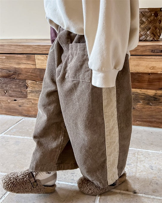 サイドラインコーデュロイパンツ