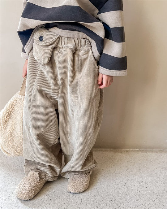 ウエストポケットコーデュロイパンツ