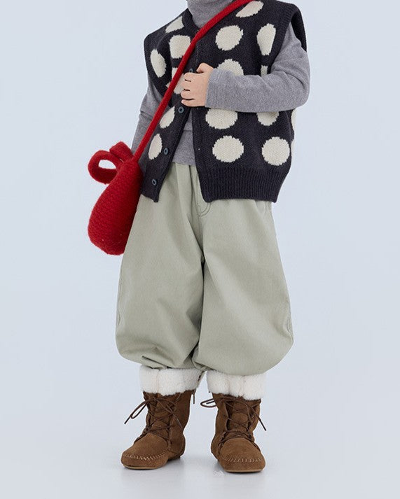 カーブ裏起毛パンツ