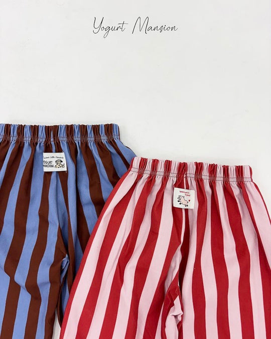 [yogurt mansion]color stripe pants