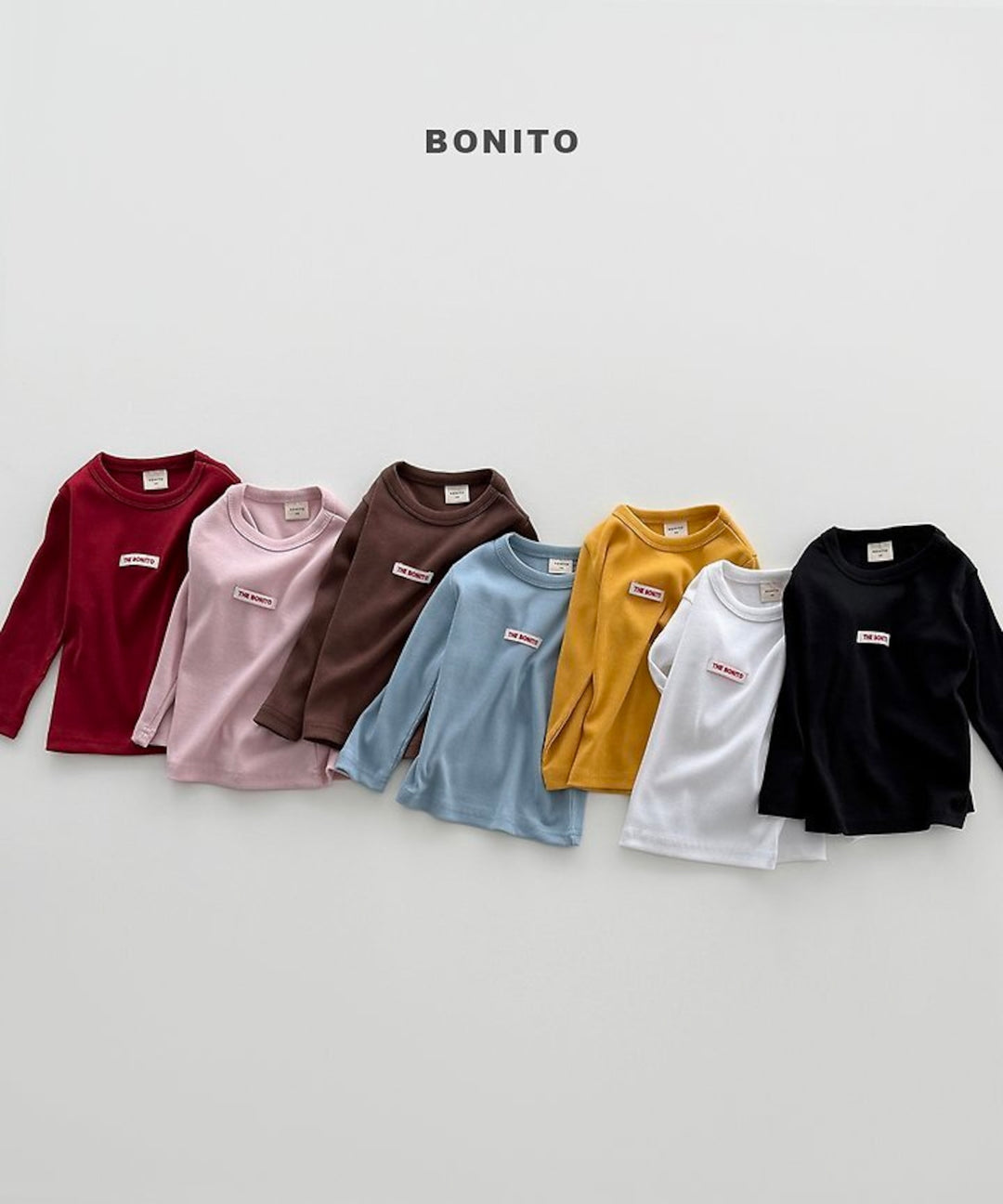 [BONITO]カラーリブT