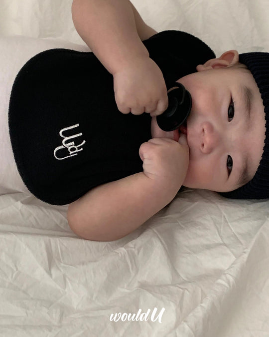 [would U]cloud terry bibs"16色"