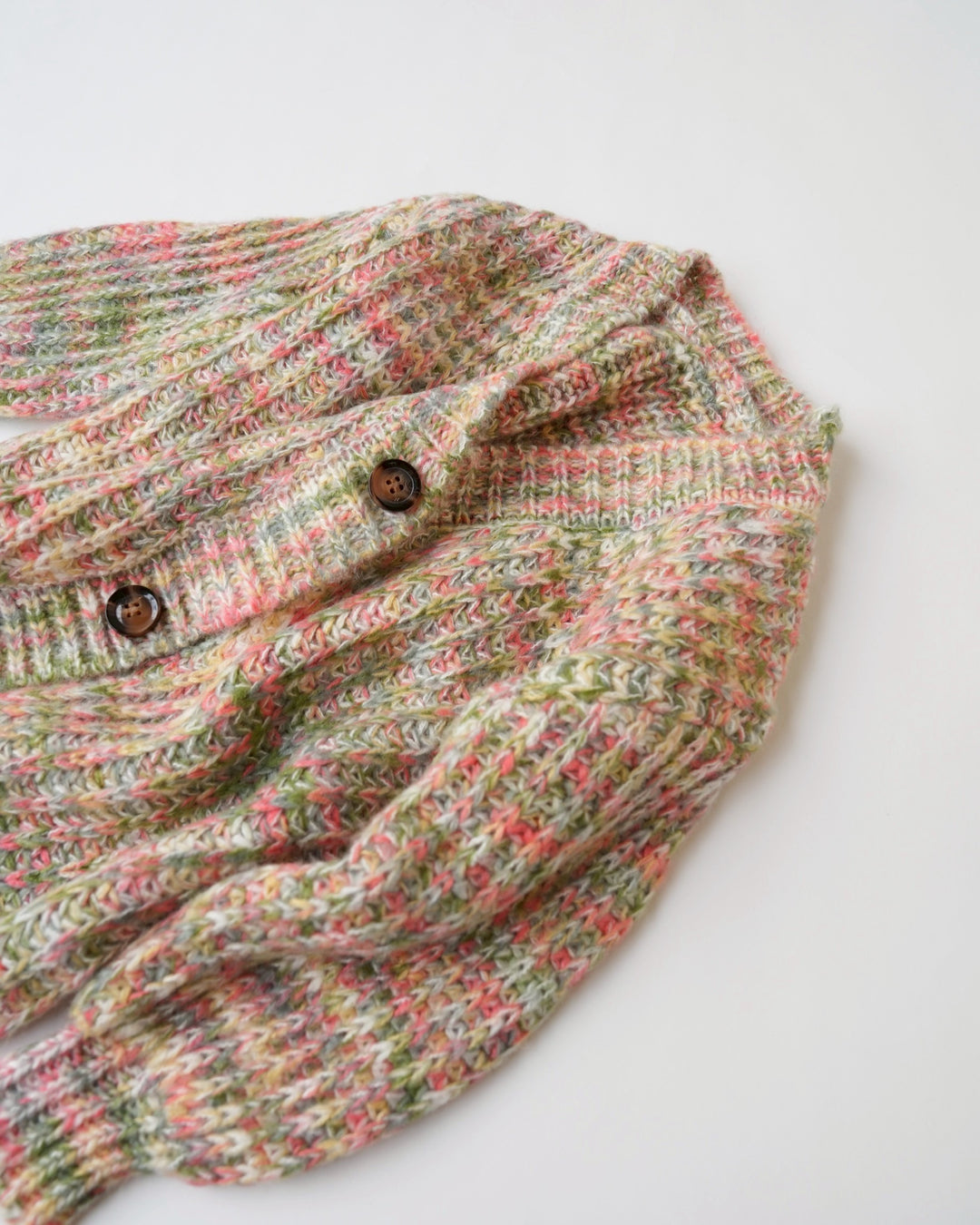 ミックスカラーニットカーディガン