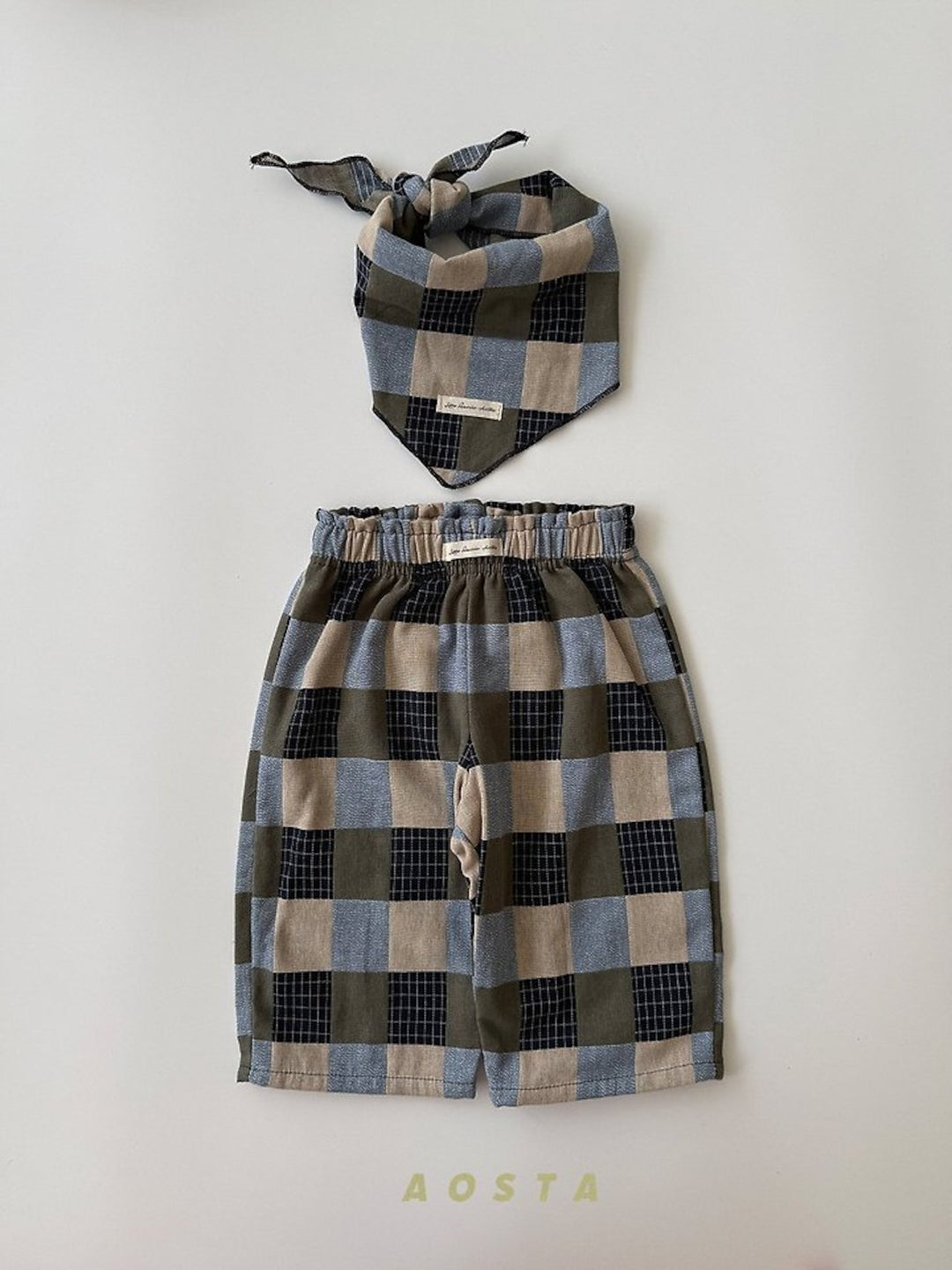 [AOSTA]Patchwork Scarf