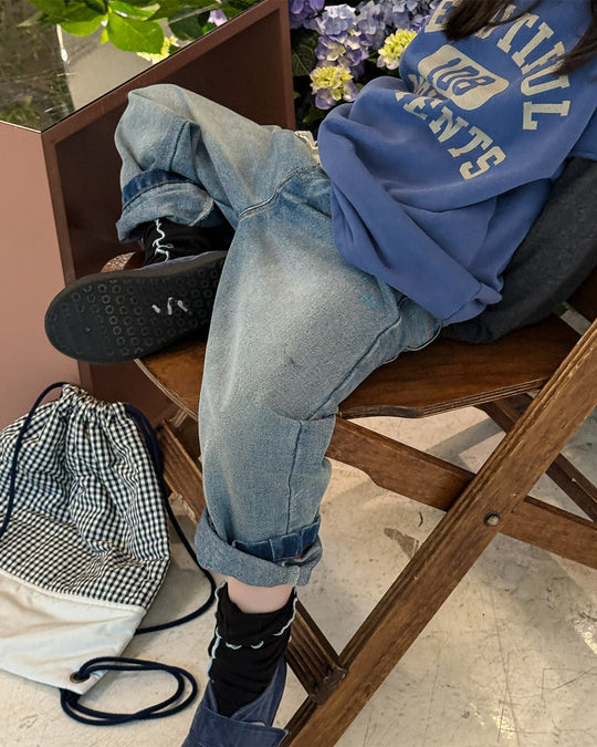 テーパードウォッシュデニム