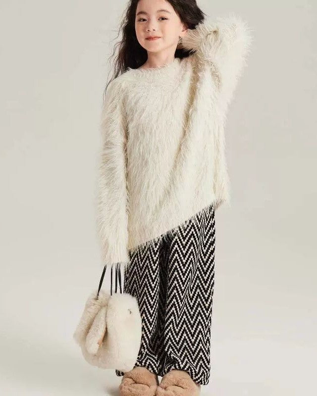 ジオメトリックソフトコーデュロイパンツ