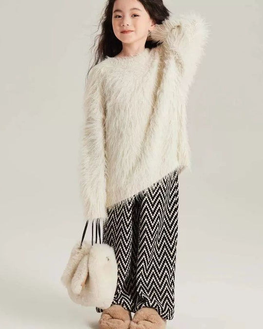 ジオメトリックソフトコーデュロイパンツ