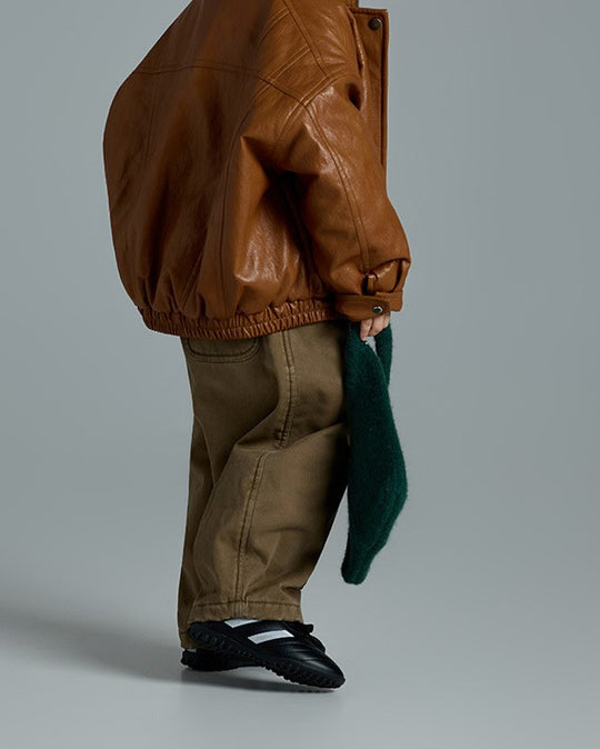 カーブ裏起毛パンツ