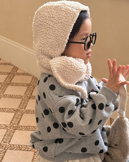 ドットロゴ裏起毛スウェット